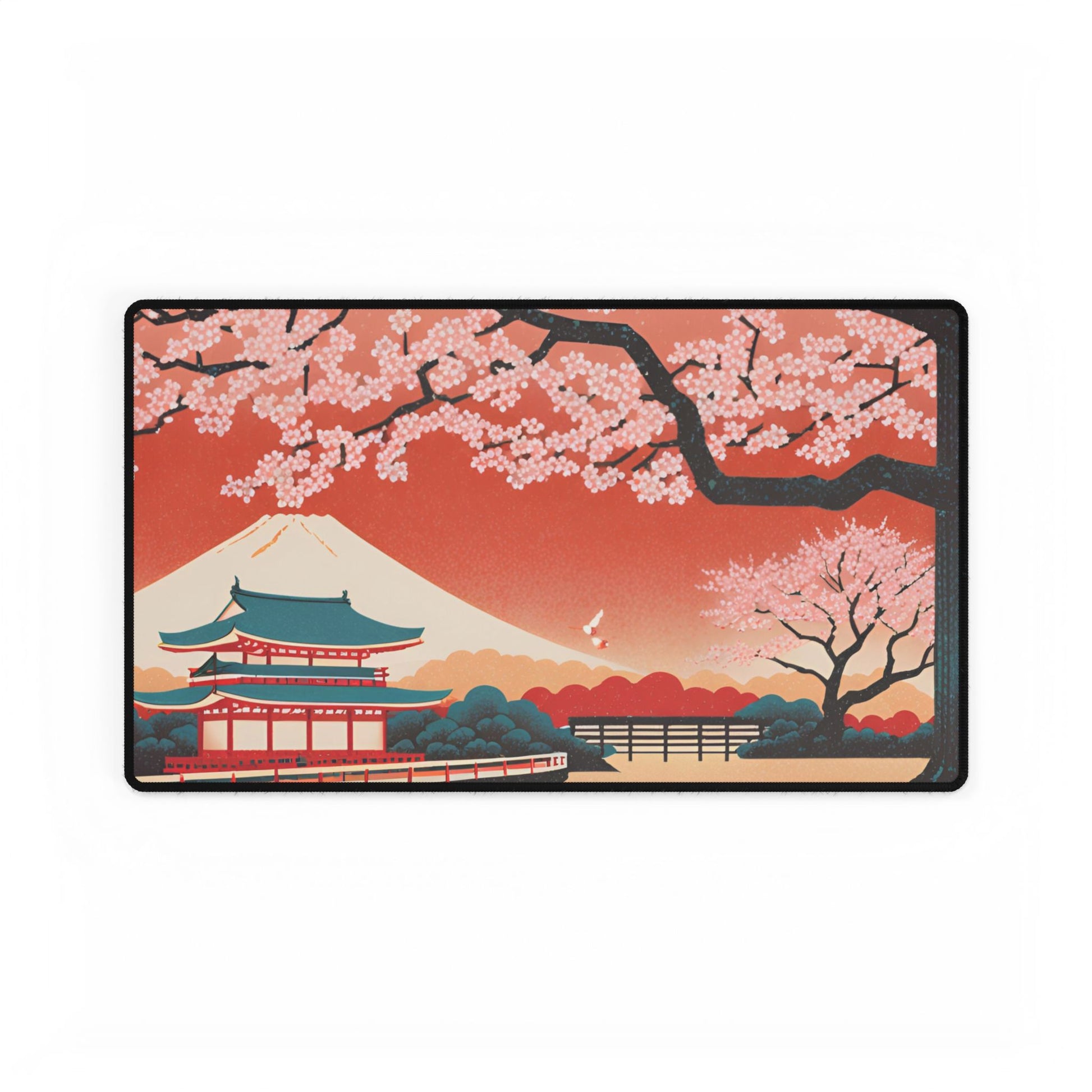 Springtime Serenity Desk Mat | Large Mousepad