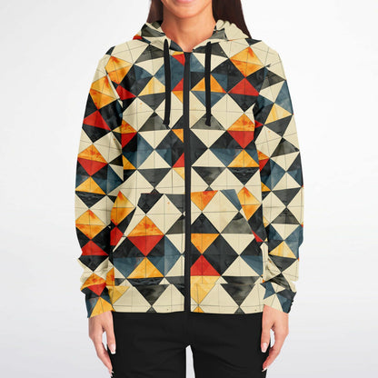 Moyo Kaleidoscope Zip - Up Hoodie - 