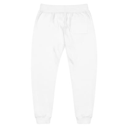 White sweatpants on a white background