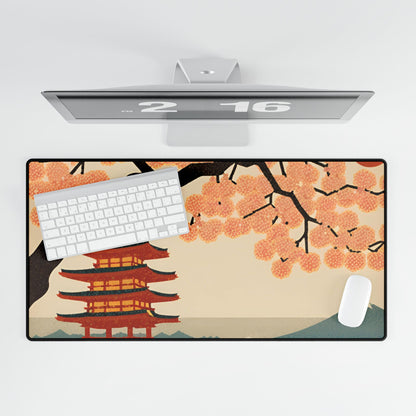 Pagoda Vista Desk Mat | Large Mousepad