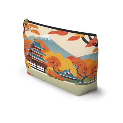 Temple in Autumn Splendor | Portable Tech Pouch