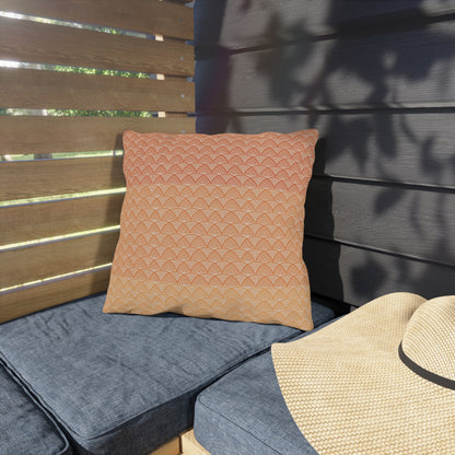 Mandarine Wave Outdoor Pillows