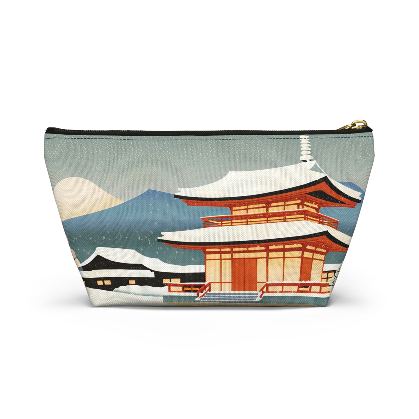 Temple in Winter Light | Portable Tech Pouch