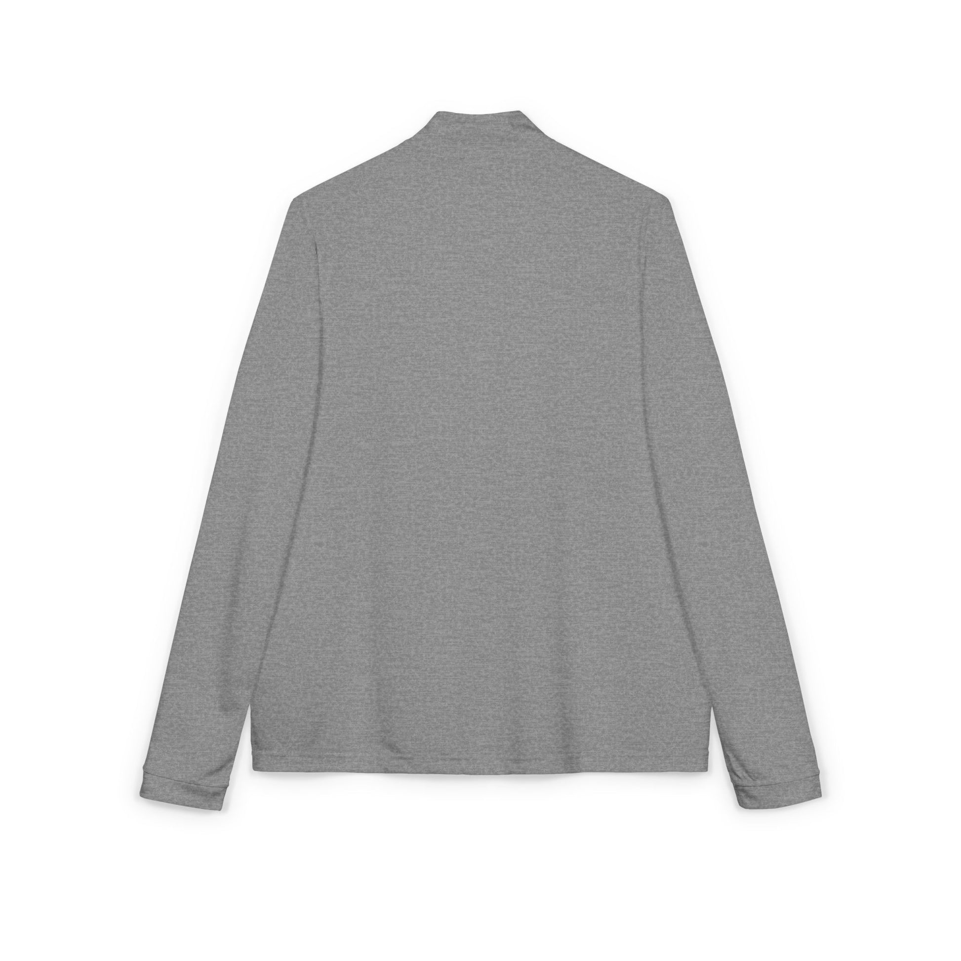 Gray long-sleeve shirt on a white background