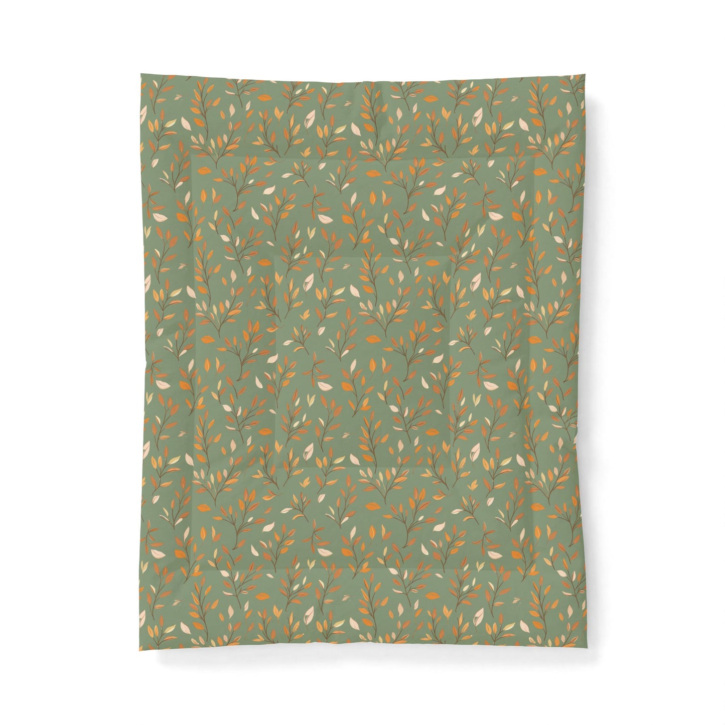 Patterned fabric swatch on a white background