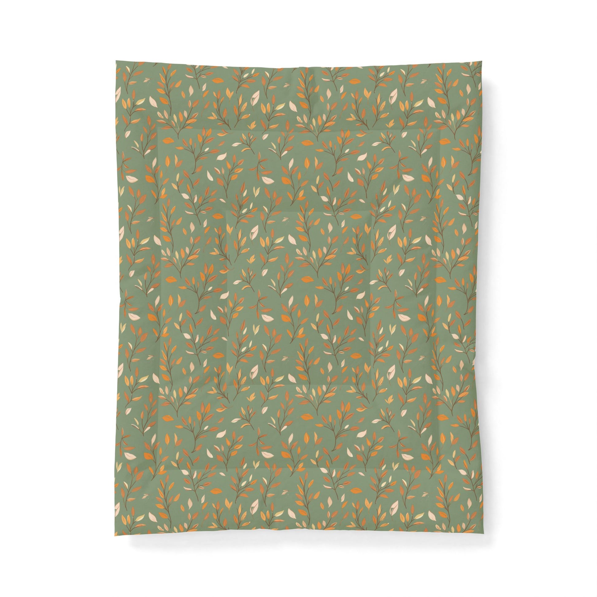 Patterned fabric swatch on a white background