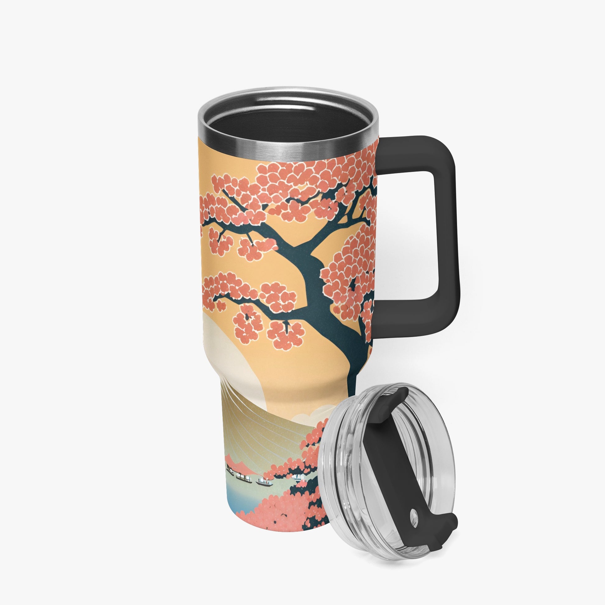 Radiant Dawn Tumbler Cup Black Handle