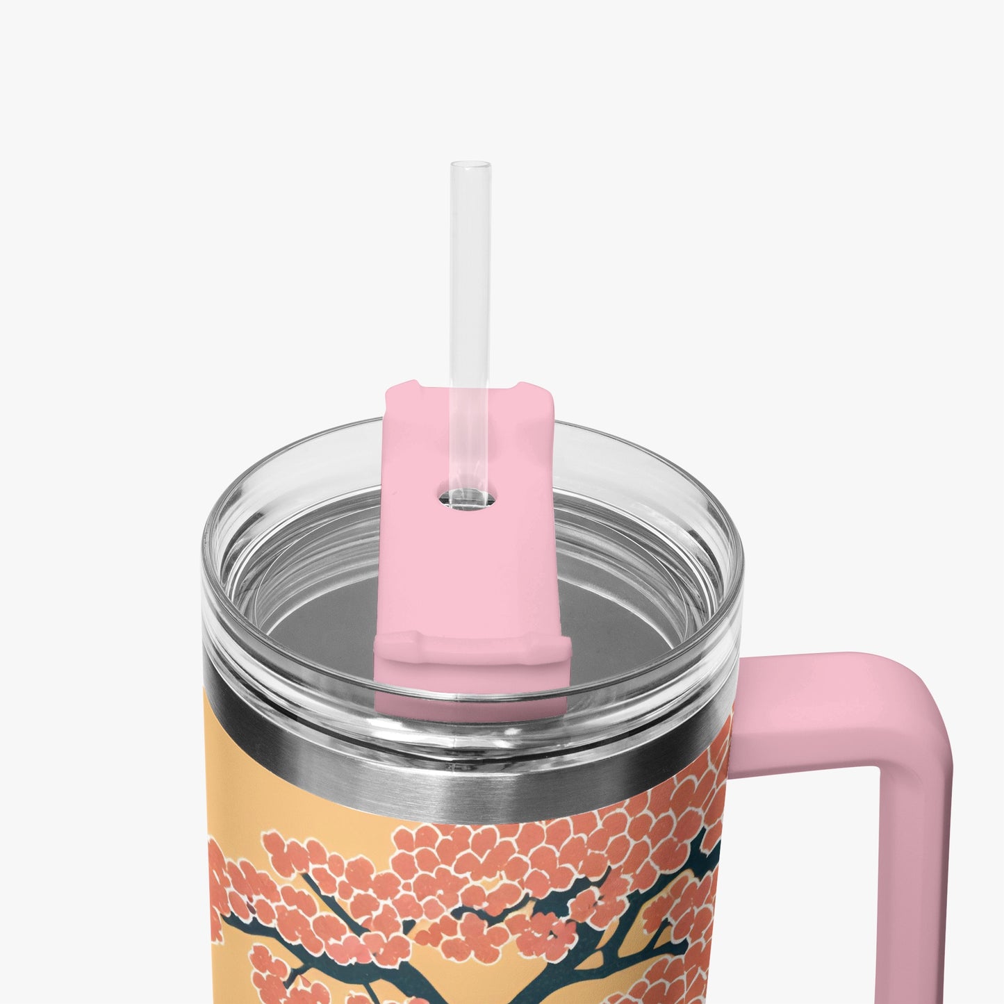 Radiant Dawn Tumbler Cup Pink Handle