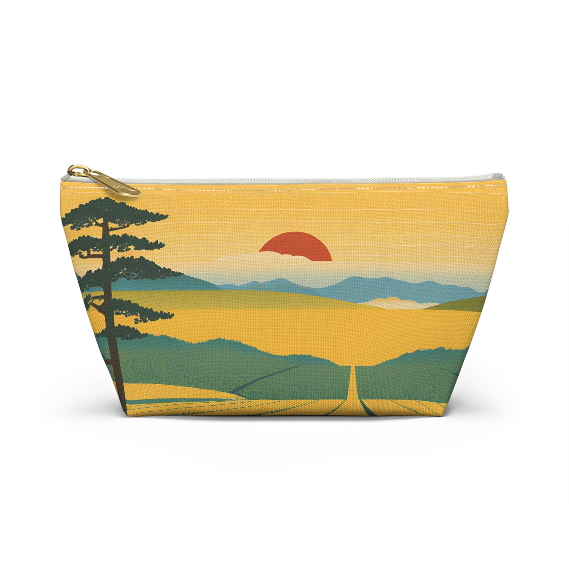 Sunset Over the Fields | Portable Tech Pouch