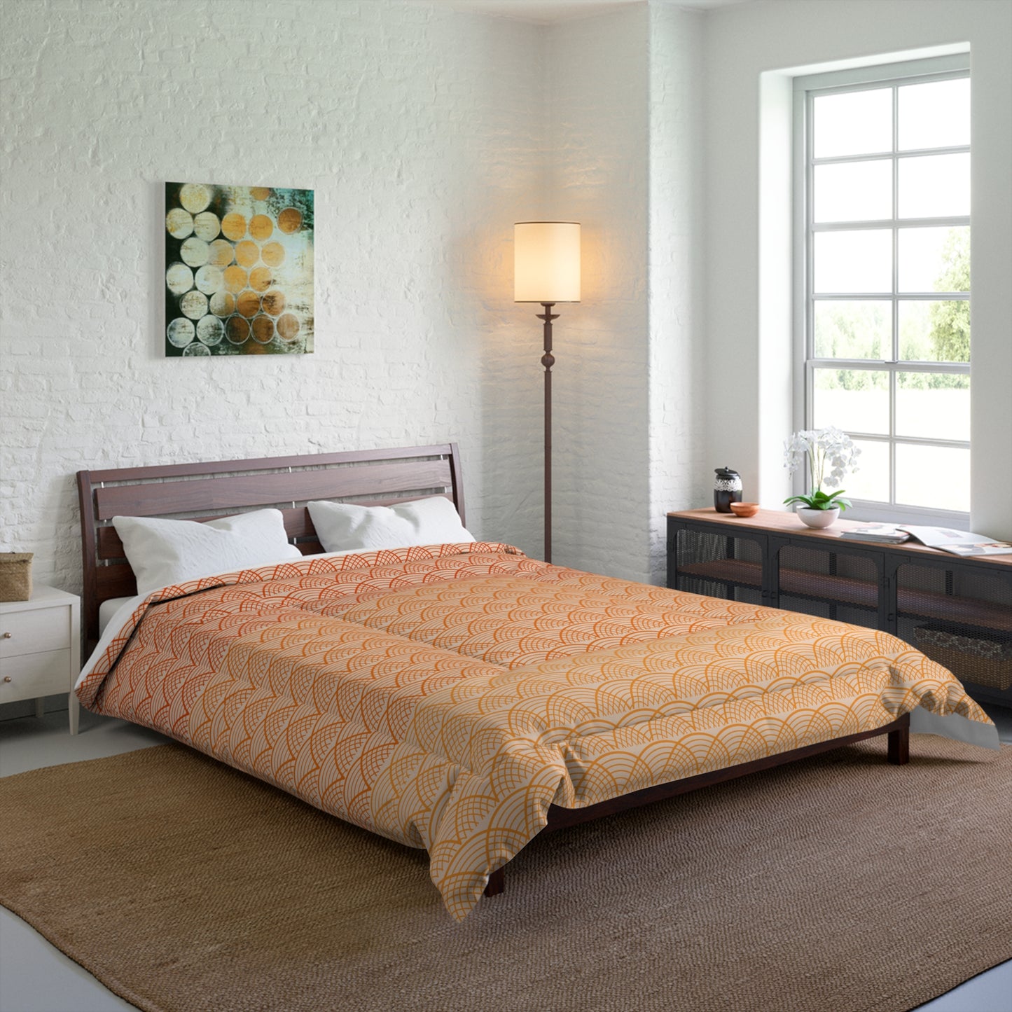 Mandarine Wave Comforter