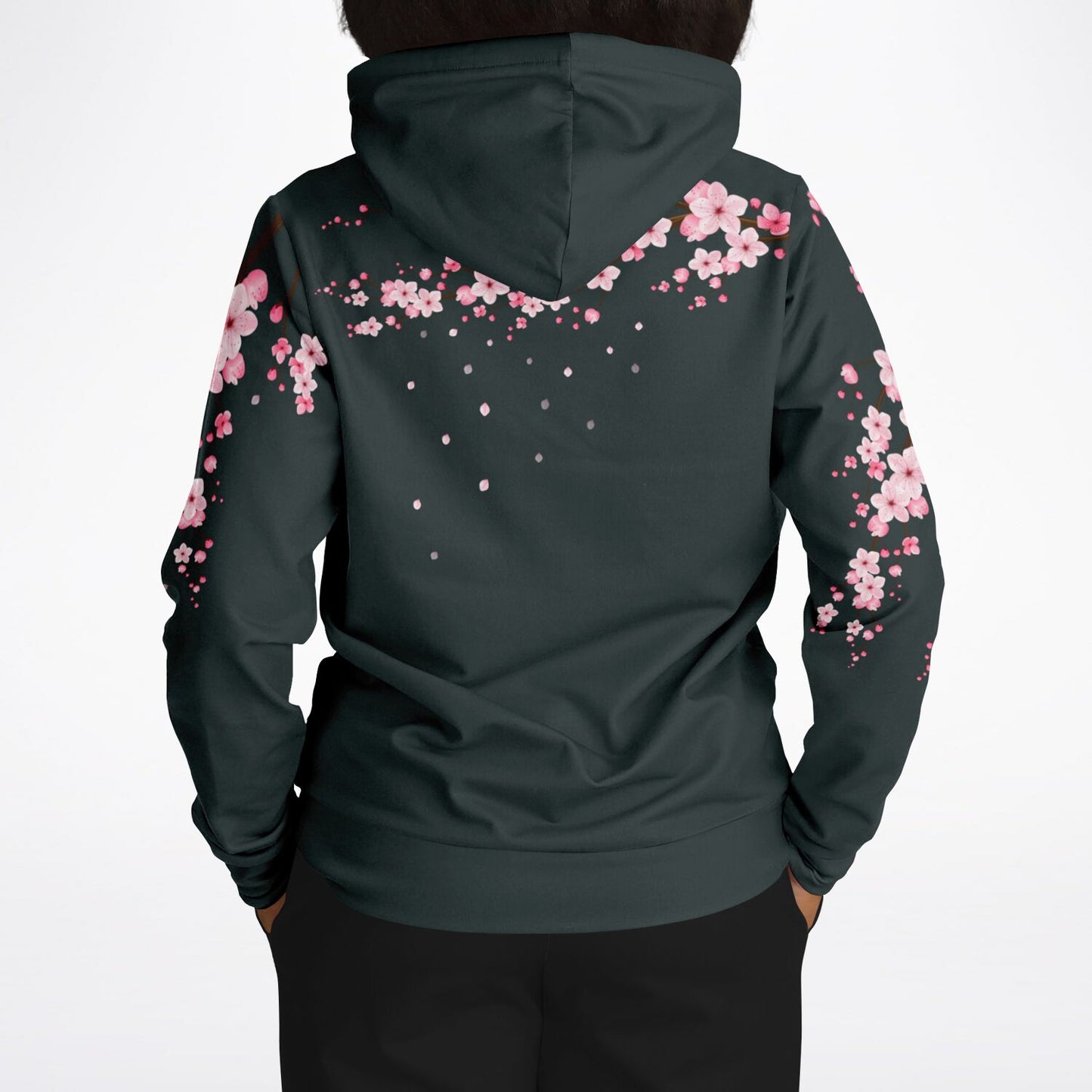 Charcoal Blossom Hoodie