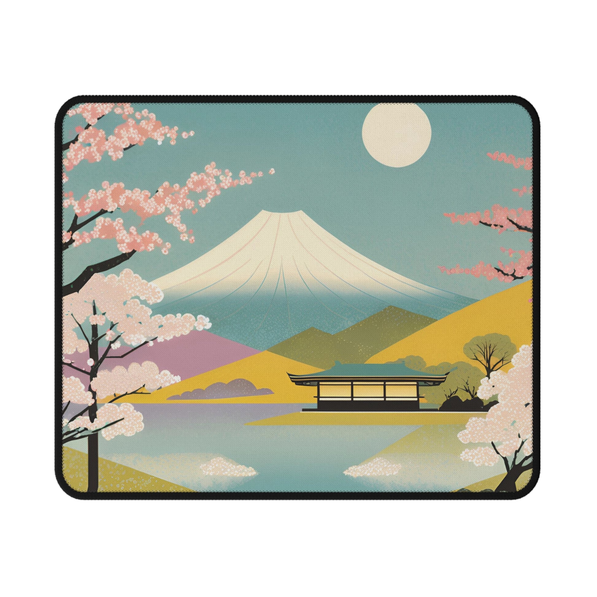 Moonlit Fuji Non-Slip Gaming Mouse Pad