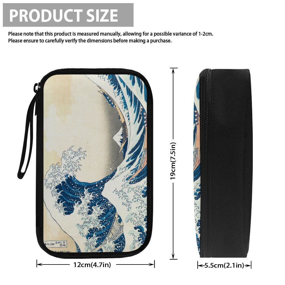 The Great Wave Off Kanagawa Travel Tech Pouch - 