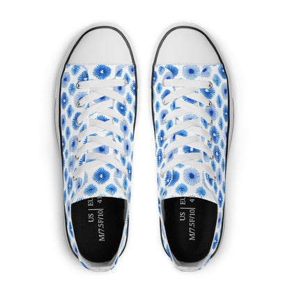 Blue Sachiko Low Top Canvas Converse Style Shoes