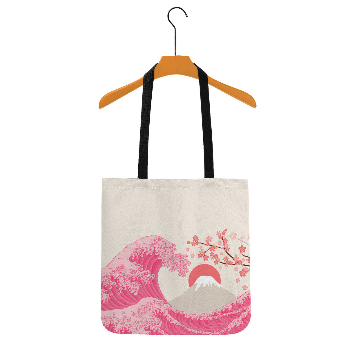 The Great Wave and Sakura Cloth Totes