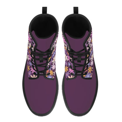 Kasumi Mist Purple Vegan Leather Boots