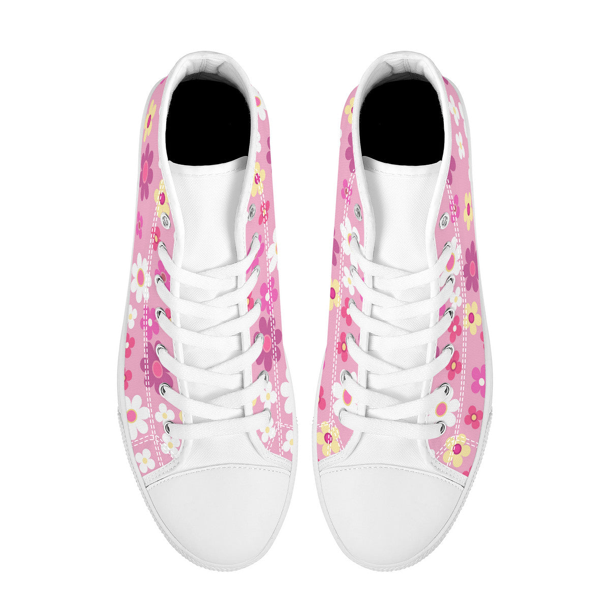 Kasumi Mist Pink High-Top Shoes