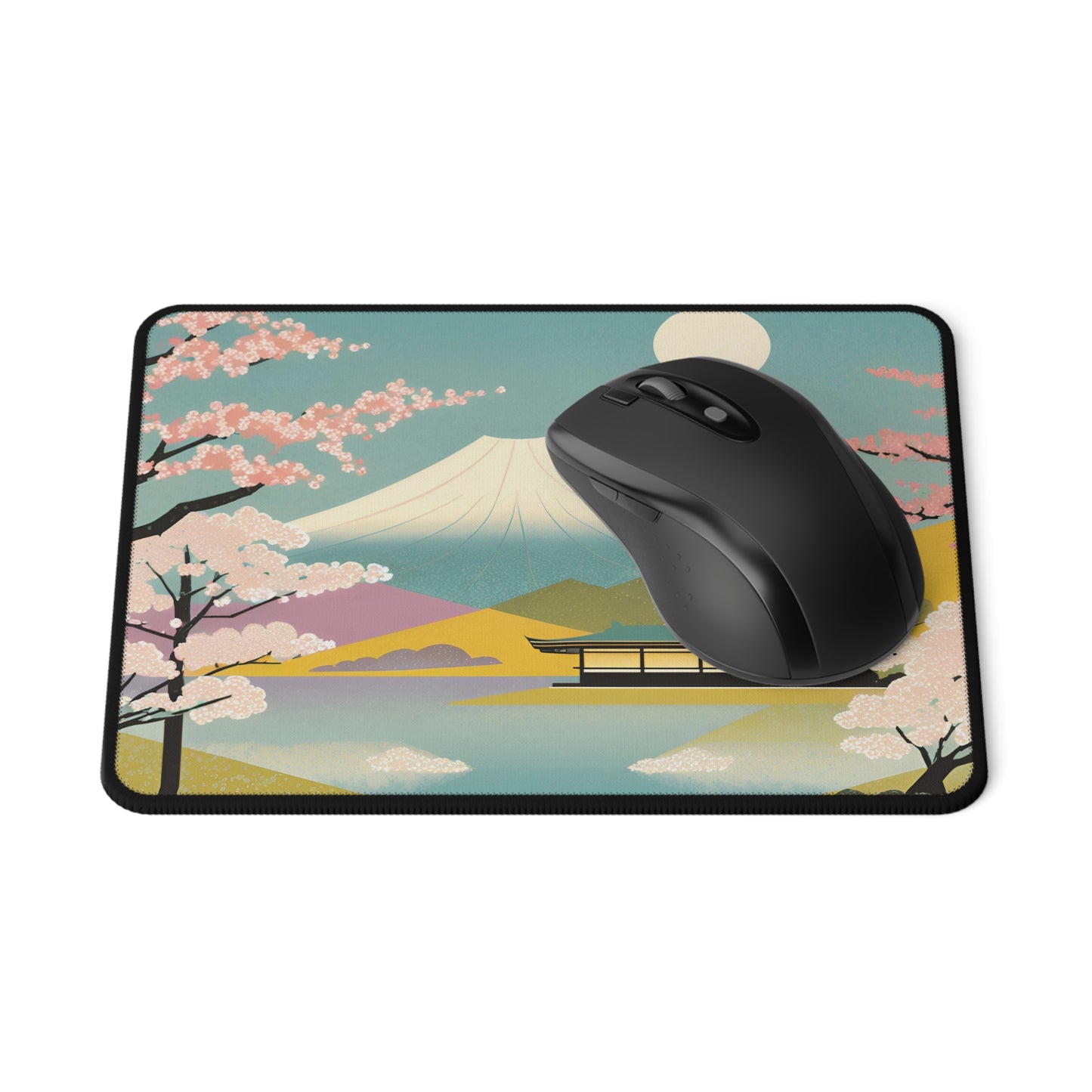 Moonlit Fuji Non-Slip Gaming Mouse Pad