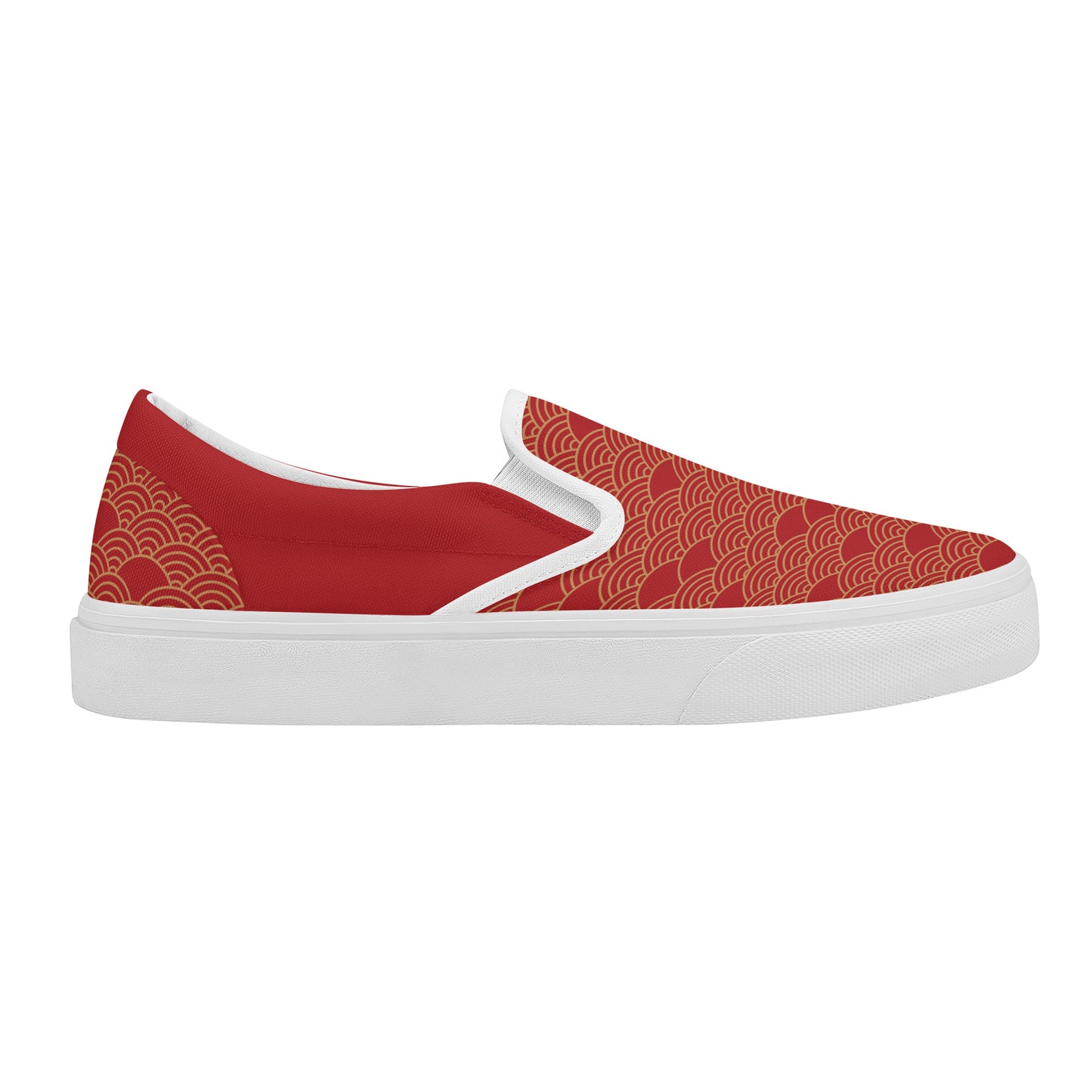 Red Nami Skate Slip On Shoes