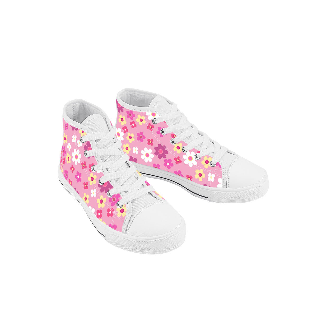 Kasumi Mist Pink Kids High-Top Shoes