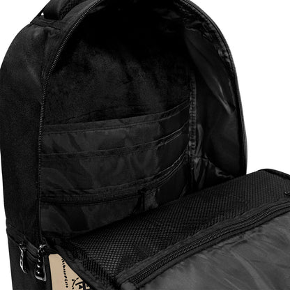Kuma Bear Laptop Backpacks inside plain