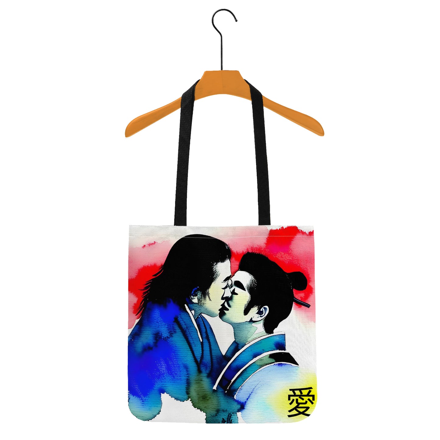 Samurais In Love Tote Bags