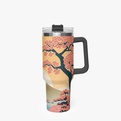 Radiant Dawn Tumbler Cup Black Handle