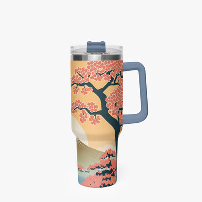 Radiant Dawn Tumbler Cup Blue Handle