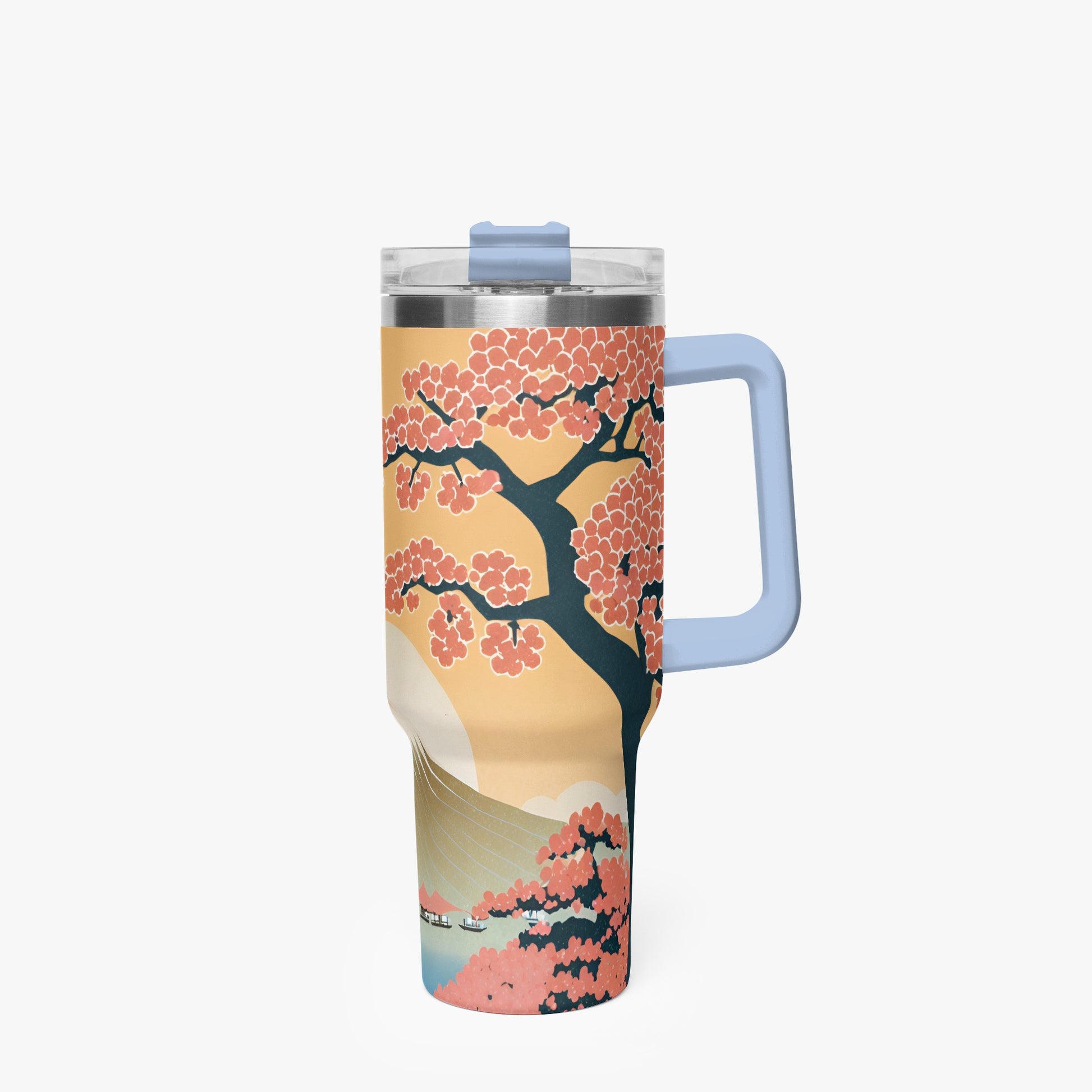 Radiant Dawn Tumbler Cup light blue Handle