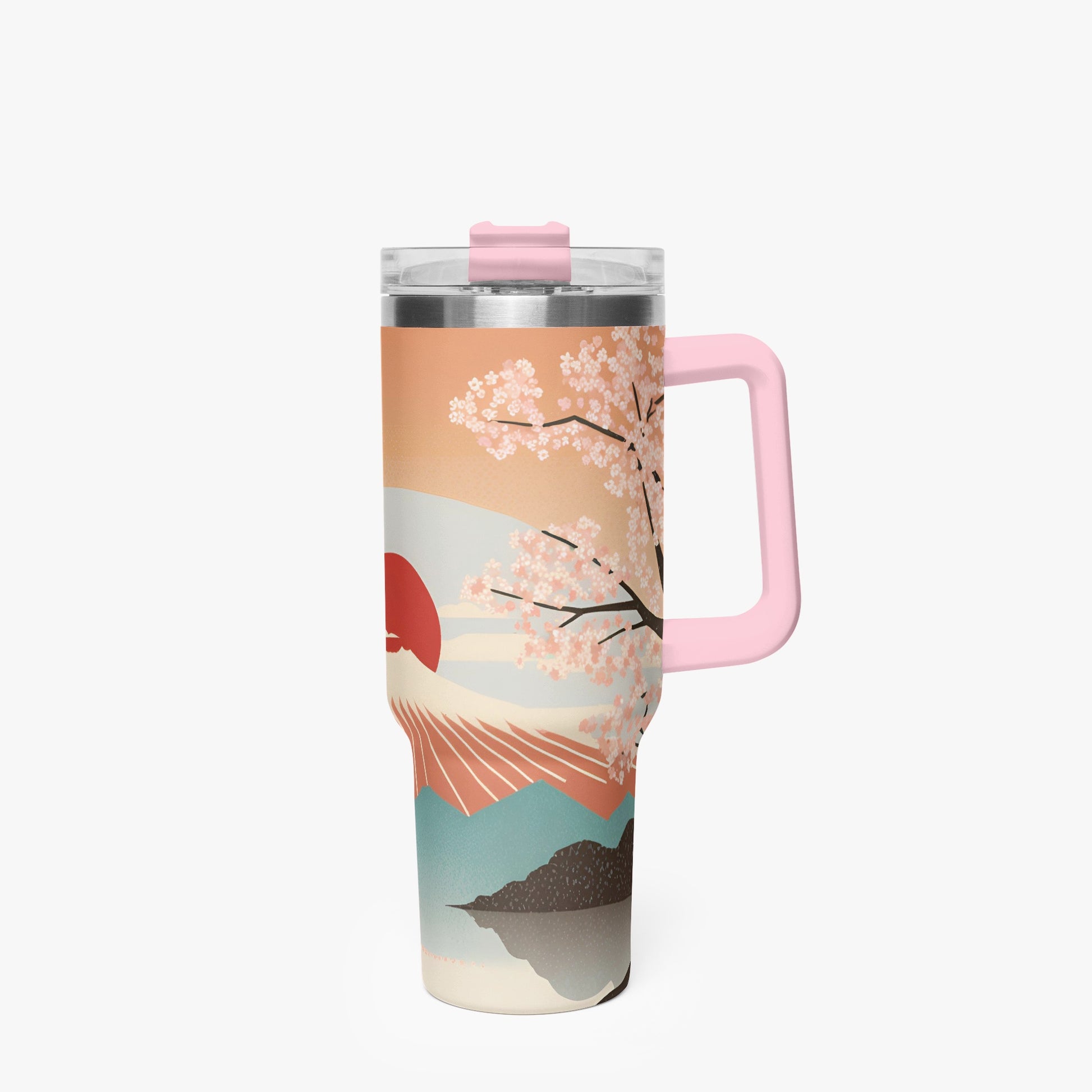 Sunrise Temple Car Tumbler Cup