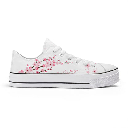 Classic Sakura Low Top Canvas Converse Style Shoes