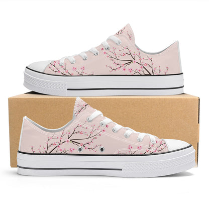 Rose Sakura Classic Low Top Canvas Shoes