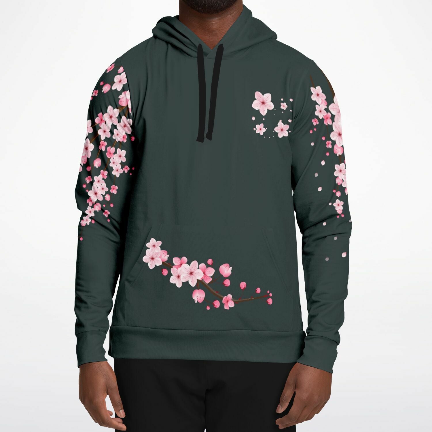 Charcoal Blossom Hoodie