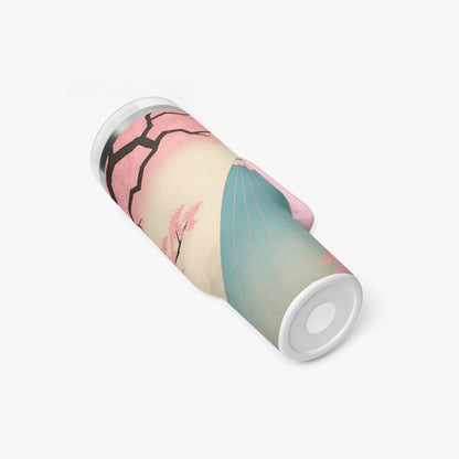 Fuji Dreams Car Tumbler Cup Pink Handle