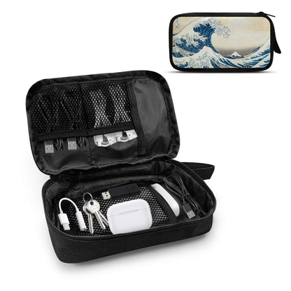 The Great Wave Off Kanagawa Travel Tech Pouch - 