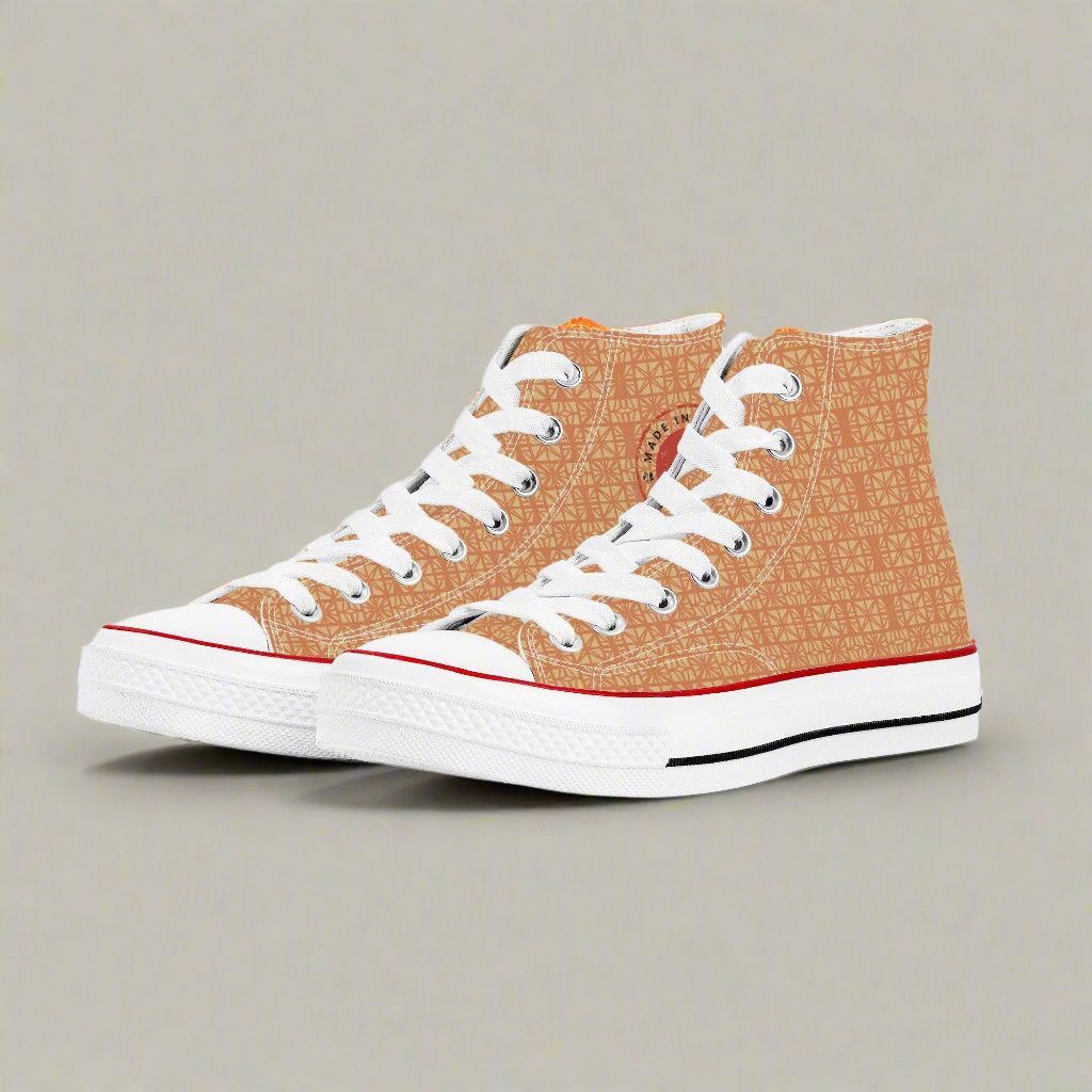 Orange Daimonjiya High Tops