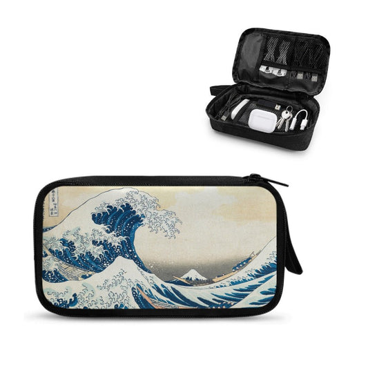 The Great Wave Off Kanagawa Travel Tech Pouch - 