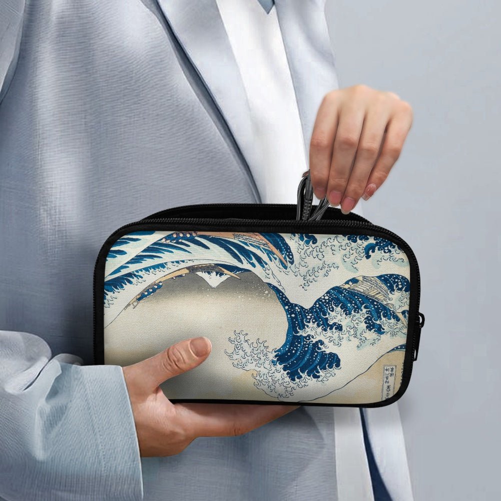 The Great Wave Off Kanagawa Travel Tech Pouch - 