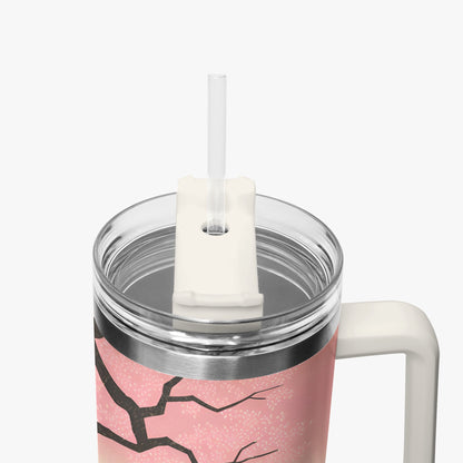 Fuji Dreams Car Tumbler Cup White Handle