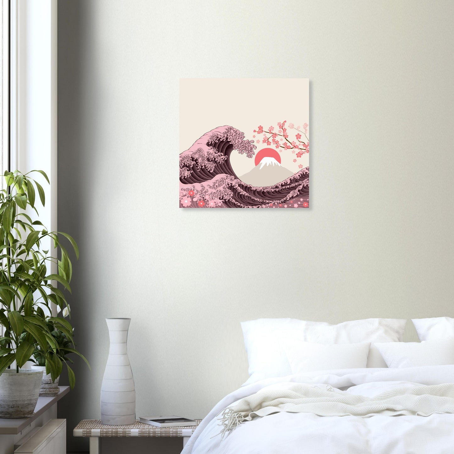 The Light Pink Great Wave Matte Paper Poster