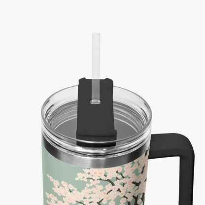 Spring Moon Tumbler Cup Black Handle