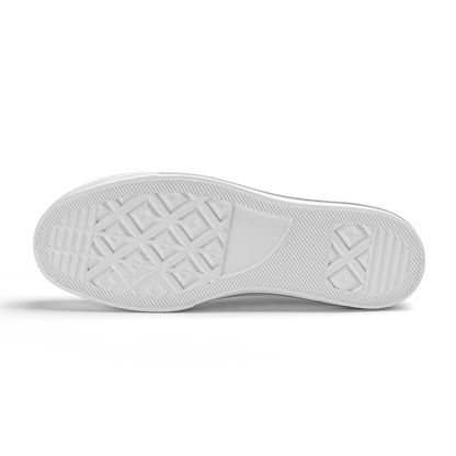 White sneaker sole on a white background