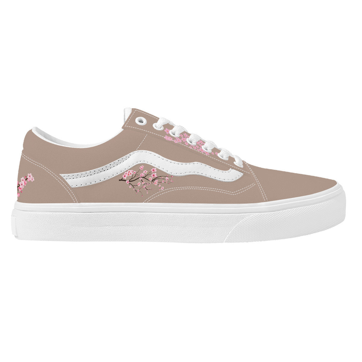 Brown Mouse Low Top Flat Sneaker