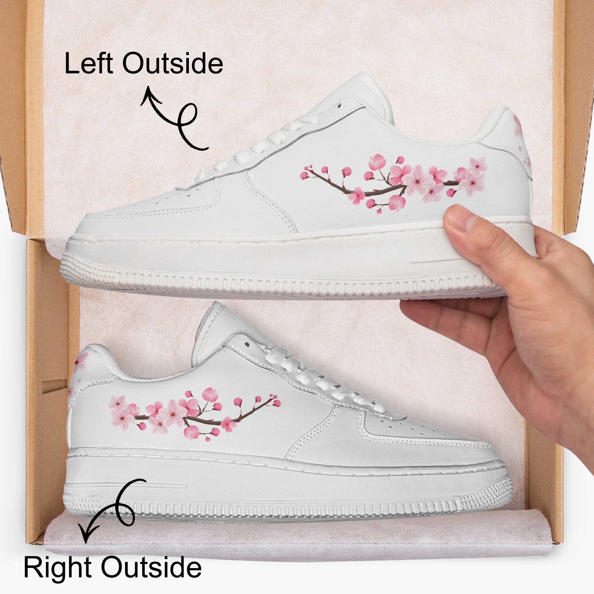 KAITO Sakura Step Sneakers | Japanese Cherry Blossom Footwear