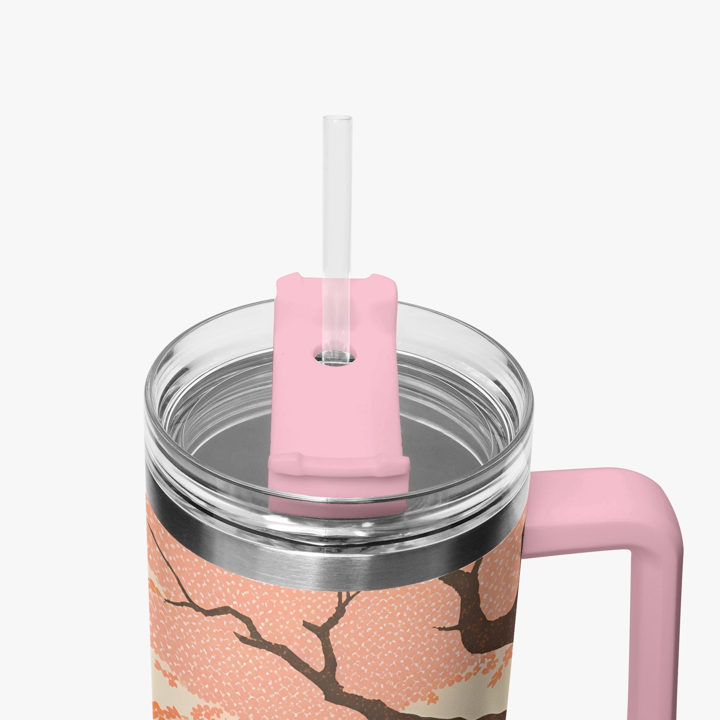 Five Storied Pagoda Tumbler Cup Pink Handle