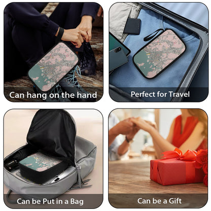 Product being used in various scenarios with text indicating its features.