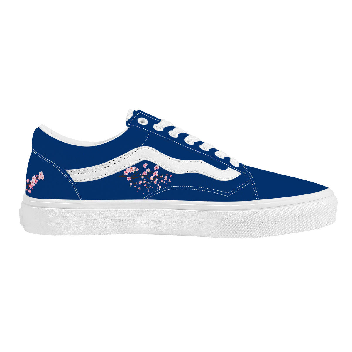 Indigo Blue Low Top Flat Sneaker