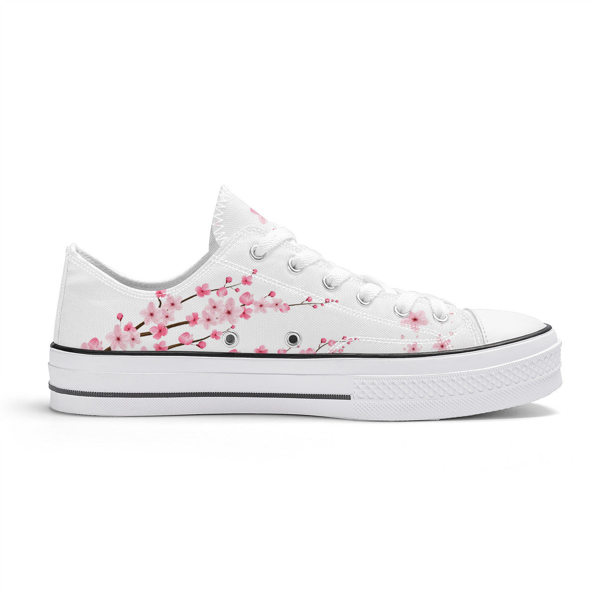 Classic Sakura Low Top Canvas Converse Style Shoes