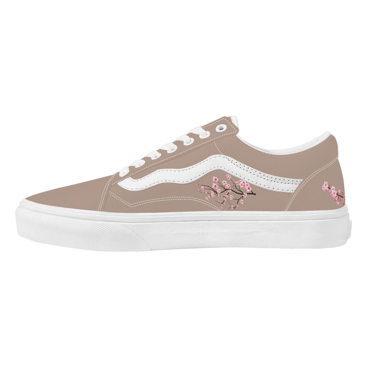 Brown Mouse Low Top Flat Sneaker