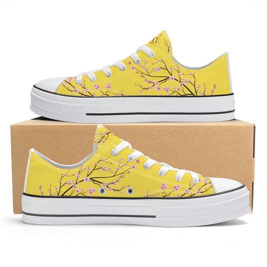 Yuzu Sakura Classic Low Top Canvas Shoes